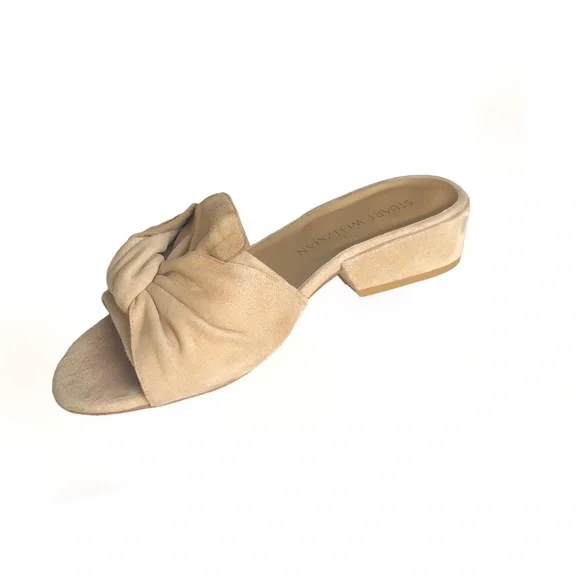 Stuart Weitzman Sandals Beige Suede - Picture 3 of 9